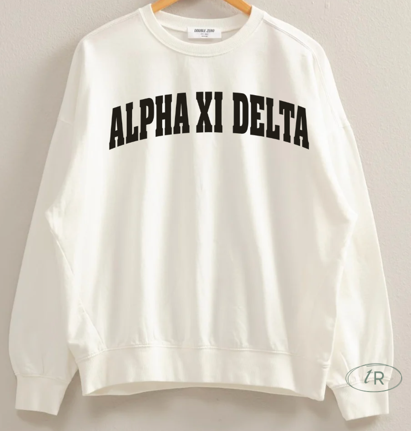 Alpha Xi Delta - French Terry Sweatshirt