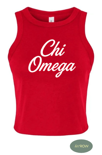 Sorority Tank Top - Red Coastal Design