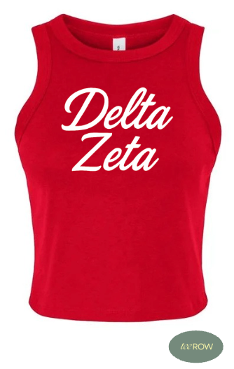 Sorority Tank Top - Red Coastal Design
