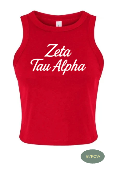 Sorority Tank Top - Red Coastal Design