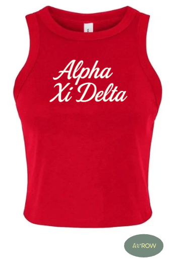 Sorority Tank Top - Red Coastal Design