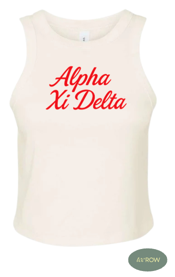 Sorority Tank Top - Ivory Coastal Design