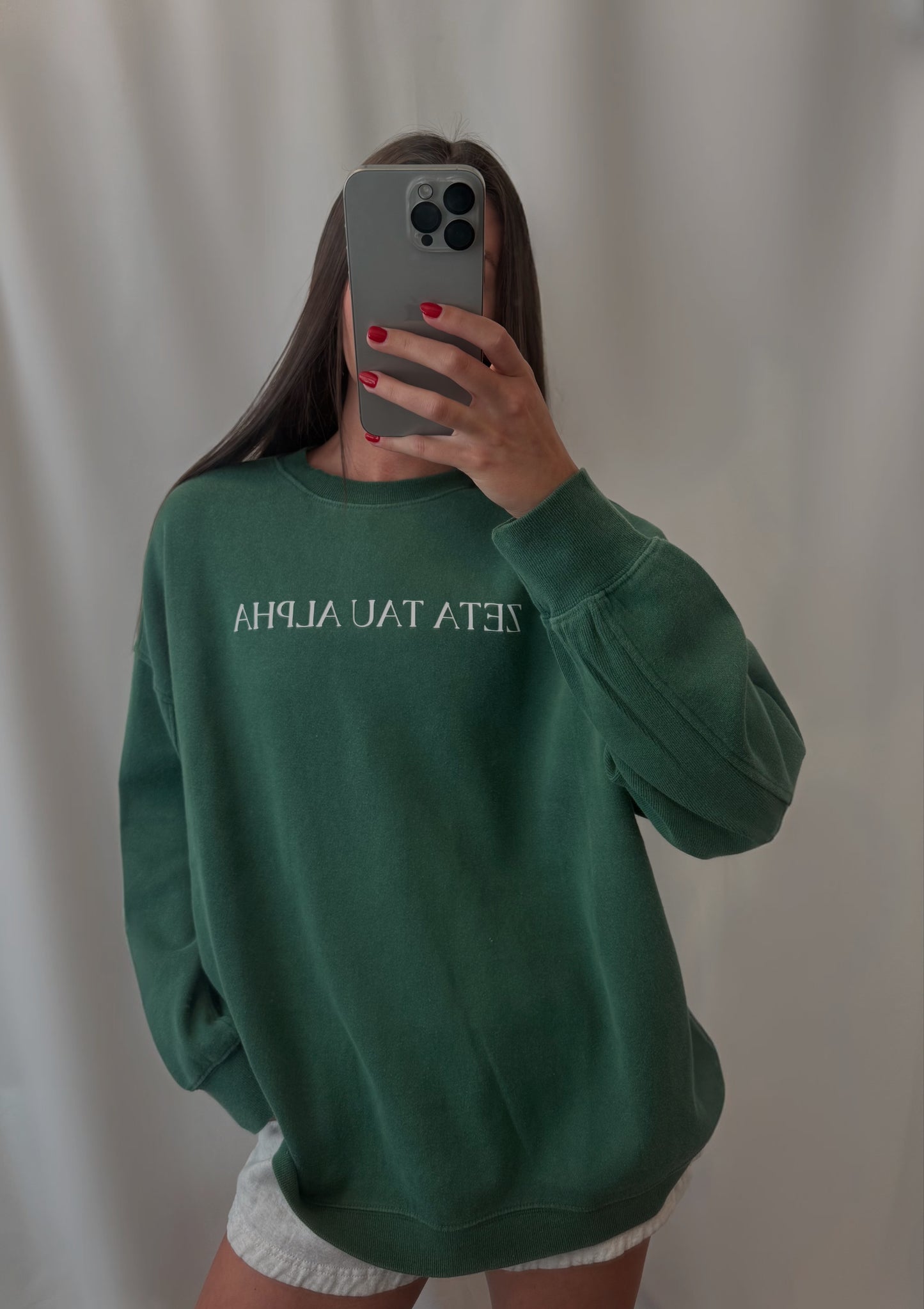 Zeta Tau Alpha - Oversized Seaside Sweatshirt