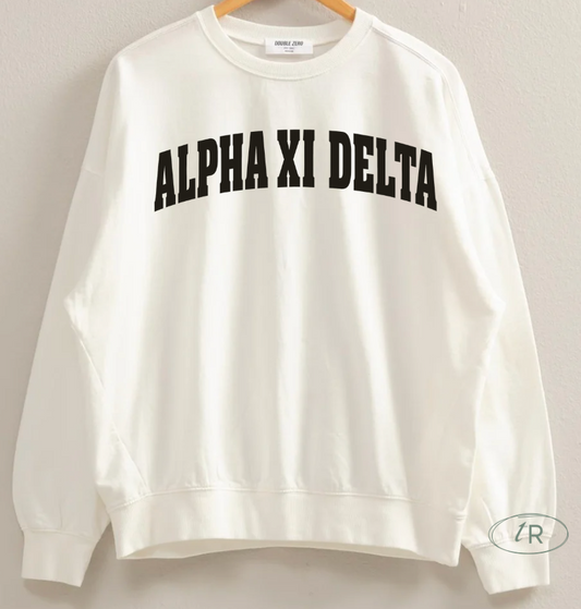 Alpha Xi Delta - French Terry Sweatshirt