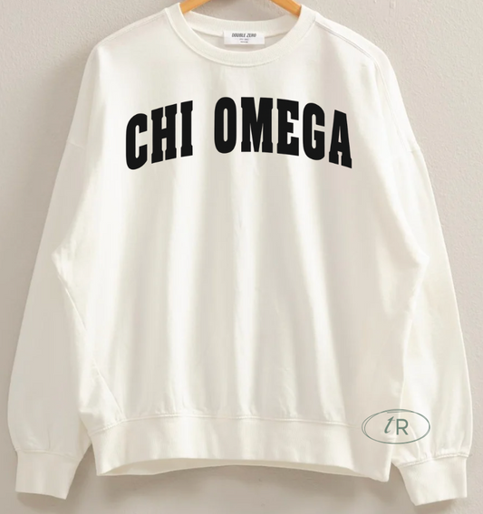 Chi Omega - French Terry Sweatshirt