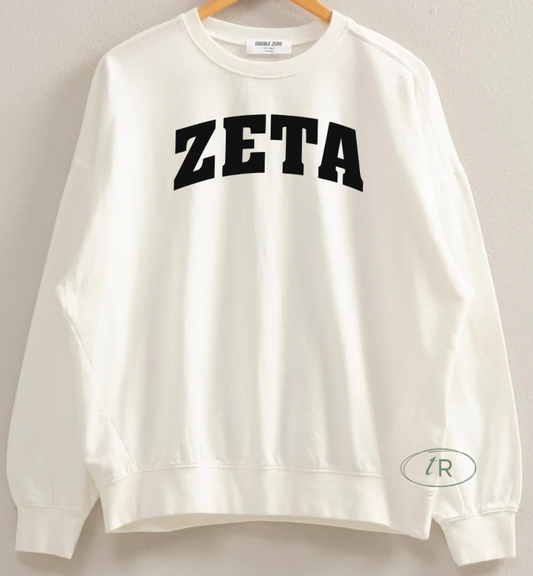 Zeta Tau Alpha - French Terry Sweatshirt
