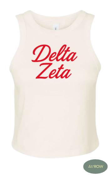 Sorority Tank Top - Ivory Coastal Design