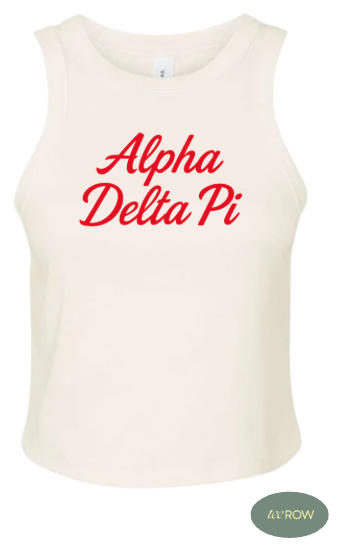 Sorority Tank Top - Ivory Coastal Design