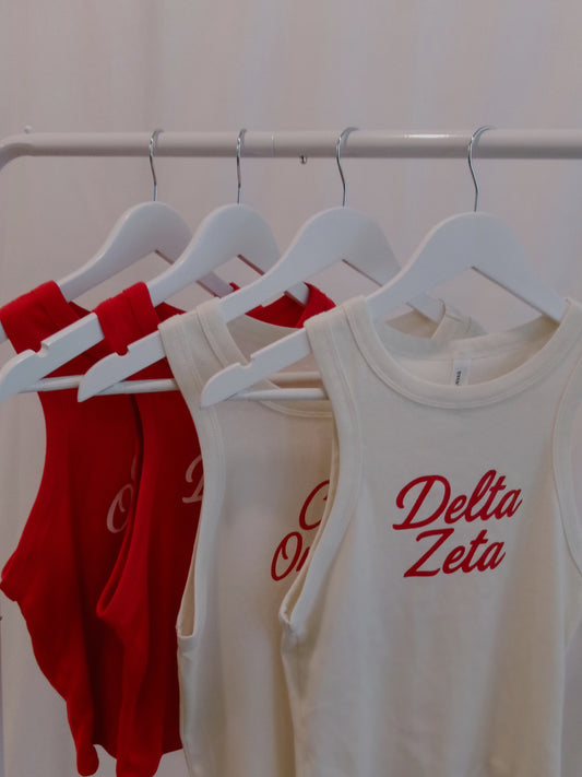 Sorority Tank Top - Ivory Coastal Design