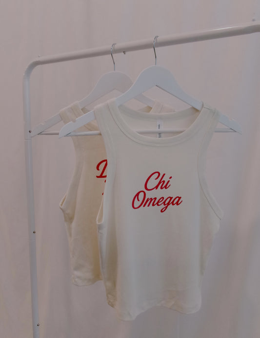 Sorority Tank Top - Ivory Coastal Design